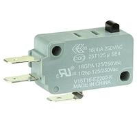 Microinterrupteur, SPDT, piston, 16 A, 250 VAC, micro commutateurs, Qté.1 | V15T16-EZ200-K