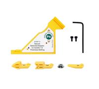 MICROJIG FitFinder Kit d'accessoires de mise à niveau avec kit de rangement - Détecteur de centre ultime et outil de transfert des dimensions | Mesure rapide et précise de l'épaisseur des stocks pour