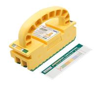 MICROJIG GRR-RIPPER 2GO Bloc poussoir pour défonceuses, joints, scies à ruban et de table, outil de travail du bois, adhérence extrême, GR2-GO, jaune/vert