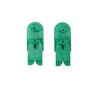 MICROJIG Matchfit CN-P3K2 Lot de 2 colliers de serrage à queue d'aronde de précision pour système de rail à queue d'aronde - Têtes de serrage rotatives à profil bas pour le travail du bois, la CNC, le