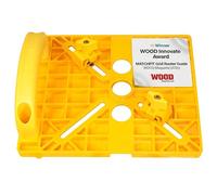 MICROJIG Matchfit MFRG-400-000 Guide de défonceuse à queue d'aronde de précision pour le travail du bois, auto-indexation facile, espacement de 10,2 cm, construction d'établis, gabarits et traîneaux