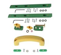 Microjig ZEROPLAY Lot de 2 barres à onglets avec poignée de gabarit Matchfit pour scies de table et tables de toupie