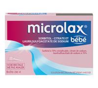 Microlax Bébé Solution Rectale Unidoses 4x3ml