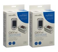 MICROLIFE Oxymètre de pouls Oxy 200 Appareil 2x1 pc(s)