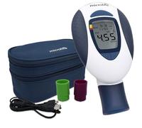 Microlife PF100 Débitmètre Connecté, Garantie 5 ans, Précision Professionnelle, Suivi Asthme, Mesure DEP/VEMS, Adulte/Enfant, Connexion USB PC, Logiciel Gratuit, 240 Mémoires