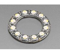 MicroMaker Adafruit SKU 2853 Accessoire NeoPixel Ring - 12 LED RGBW 5050 avec drivers intégrés - Blanc froid - 6000 K