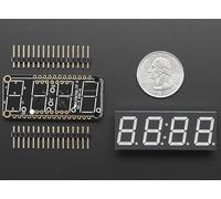 MicroMaker Outils de développement pour lumières LED Adafruit 0.56 4 Digit 7 segments FeatherWing Display - Rouge - SKU 3108