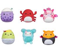 Micromallows Sqmm0068 Lot De 6 Mini Peluches Ultra Douces 6,5 Cm