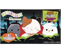 Micromallows Squishmallows Lot de 13 calendriers de compte à rebours en peluche pour Halloween