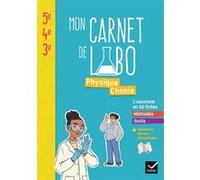 Microméga Physique Chimie Cycle 4 – Mon carnet de labo – Éd. 2025 – Hatier