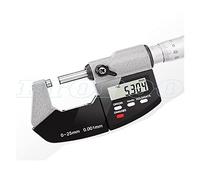 Micromètre, 0.001mm Électronique Micromètre Externe WIRSKY BOUCHON Moyens Outil Caliper Jauge 0-25mm 1inch Digital Micromaster Tête Micromaster(avec échelle)