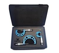 Micromètre 0-1 "-2"-3 "0.0001" pouces, ensemble de 3 pièces, clé de diamètre extérieur en acier à roulement, outil de mesure Lectures faciles(0-1-3inch)