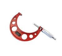 Micromètre, 0-25/25-50 50-75/75-100 mm 0-1 1-2 2-3 3-4 pouce 0,0001 "Gauge à l'extérieur Diamètre Micrométrique Micromètre Tool avec mini clé(75-100mm)
