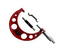 Micromètre, 0-25/25-50 50-75/75-100 mm 0-1 1-2 2-3 3-4 pouce 0,0001 "Gauge à l'extérieur Diamètre Micrométrique Micromètre Tool avec mini clé(3-4inch)