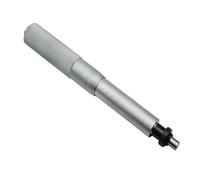 Micromètre, 0-50mm Micrometer Head Flat Measuring Face With Nut And No Nut Metal Measure Tool Flat Head 0-50mmx0.01mm Micrometer Heads(With nut)
