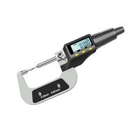Micromètre à tête fine de 0 à 25 mm, affichage numérique, diamètre extérieur, arbre cannelé, outils de mesure de fente, 0,001 mm(Digital 25x1mm)