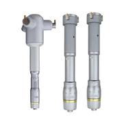 Micromètre de diamètre intérieur à trois points Micromètre de diamètre interne à trois points 6-8-10-12-16-20-30-40 micromètre à vis de mesure interne à trois mâchoires 368-161 162 163 ( Color : 150mm