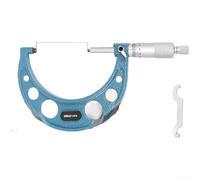 Micromètre de mesure externe 0-25 mm, 25-50 mm, 50-75 mm, manchon de verrouillage à cliquet avec oudre, résolution de 0,01 mm, échelle gravée, enclumes en carbure d'acier inoxydable chromé