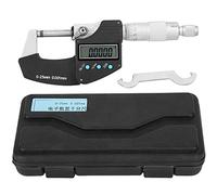Micromètre d'extérieur numérique à grand écran, métrique et impérial, précision de 0,001 mm, diamètre extérieur de 0,25 mm