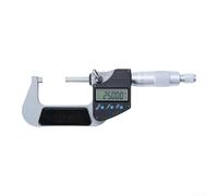Micromètre électronique numérique avec écran LCD, précision de 0,001 mm, conversion métrique, pointes en carbure d'alliage trempé, jauge d'épaisseur industrielle pour (25-50 mm)