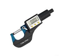 Micromètre électronique numérique extérieur avec alliage d'acier résistant à l'usure Surfaces de mesure 0-25 mm 50-75 mm 75-100 mm 0,001 mm (0-25 mm)
