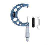 Micromètre extérieur 0-25 mm/25-50 mm/50-75 mm, micromètre gradué en fil d'acier au carbone avec division de 0,01 mm, revêtement chromé satiné, butée à cliquet pour un diamètre extérieur précis (50-75