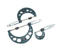 micromètre extérieur Ensemble de micromètres extérieurs 0-150 mm 0-25 25-50 50-75 75-100 100-125 125-150 Kit de micromètres Pied à Coulisse Outil de Mesure 6 pièces/4 pièces/3 pièces(0-150mm Set)