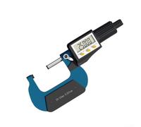 Micromètre extérieur numérique 0-25 mm résolution 0,001 mm Tête en alliage d'acier lisse Vis résistante à l'usure Jauge pour le travail du métal (25-50 mm)