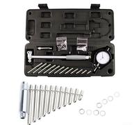 Micromètre interne de type pont, ensemble de jauges d'alésage cylindrique, anneau central indicateur en acier inoxydable, précision de 0,01 mm, plage de 50 à 160 mm, résistant à l'usure et durable (35