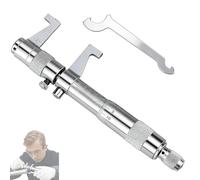 Micromètre interne, outil de mesure intérieur avec dispositif de verrouillage et dispositif d'arrêt à cliquet, jauge micrométrique avec précision de 0,01 mm(75-100mm Inside)