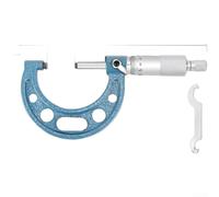 Micromètre mécanique, micromètre extérieur en acier inoxydable avec résolution de 0,01 mm et butée à cliquet pour mesure du diamètre extérieur, 0-25/50/75 mm (C)