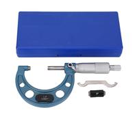 Micromètre mécanique ZIXINNKC à pointe en carbure pour diamètre extérieur, mesure de longueur, diamètre et épaisseur, plage de 1 à 2 pouces, intervalle de 0,0001 pouce.