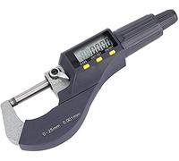 Micromètre métrique extérieur, micromètre extérieur à écran LCD haut de gamme, jauge d'épaisseur Outil(0-25mm)