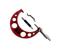 Micromètre, Micromètres extérieurs de précision 0-4 pouces 0,0001'' avec pointes en carbure, ensemble de 4 pièces 0-1"-2"-3-4" Outils de mesure industriels Pour le bricolage/la maison(3-4in)