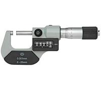 Micromètre numérique 0-1 "/ 0-25mm de jauge d'affichage électronique 0.00004" / 0.001mm Épaisseur de diamètre de l'épaisseur/métrique Outil