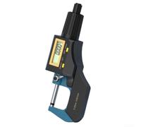 Micromètre numérique avec écran LCD Résolution 0,001 mm, jauge de précision en métal pour usinage mécanique et construction de moules, outil de mesure robuste pour l'industrie et l'atelier (0-25 mm)