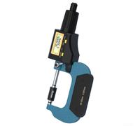 Micromètre numérique LCD avec résolution de 0,001 mm pour les tâches techniques de mesure dans le travail des métaux et l'utilisation en salle d'outils (25-50 mm)