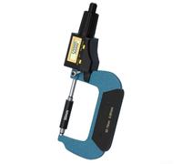 Micromètre numérique LCD avec résolution de 0,001 mm pour les tâches techniques de mesure dans le travail des métaux et l'utilisation en salle d'outils (50-75 mm)