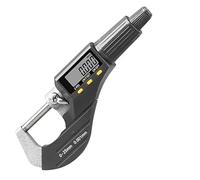Micromètre numérique professionnel, outil de mesure impérial/métrique, résolution 0,00005 pouce/0,001 mm, jauge d'épaisseur, étui de protection