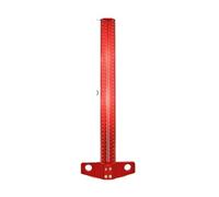 Micromètre Numérique, Règle en T de précision 60-500 mm alliage d'aluminium for le travail du bois, avec traçage et trous barrés luxe(TS-400)