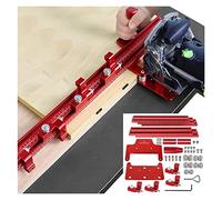 Micromètre Numérique, Système de base décalé - Métrique/pouce 1500 mm for le travail du bois Tenon Jigsaw Connection Sloted Punching Positioning Guide Rail