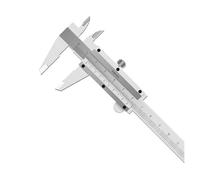 Micromètre, Pieds à coulisse Vernier Caliper 0-100mm Précision 0.02mm Jau en acier inoydable Outils d'instrument de mesure