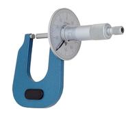 Micromètres 0-25mm 0-50mm Arc avec disque pointeur Sonde plate mesurant l'épaisseur(0-25mm 0.01)