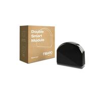 FIBARO Double Smart Module, Z-Wave Plus Commutateur intelligent à contact sec à deux canaux pour deux appareils, FGS-224