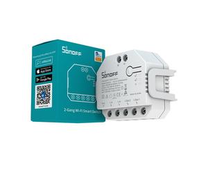 Micromodule - SONOFF - DUALR3 - Double relais - Contrôle à distance - Compatible Alexa et Google Home