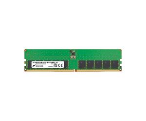 Micron 32GB DDR5-5600 ECC UDIMM 2Rx8 CL46 Mémoire Serveur, 1x32GB, 5600MHz, 1.1V, Unbuffered, ECC, Conformité CE, REACH, RoHS