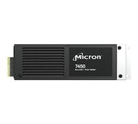 Micron 7450 PRO - SSD - Enterprise - chiffré - 7.68 To - interne - E1.S - PCIe 4.0 (NVMe) - TCG Opal Encryption 2.0, Self-Encrypting Drive (SED) Noir