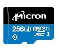 Micron - Carte mémoire flash - 256 Go - A1 / UHS-I U1 / Class10 - microSDXC UHS-I G