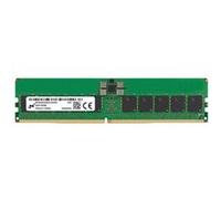 Micron - DDR5 - module - 32 Go - DIMM 288 broches - 6400 MHz / PC5-51200 - CL52 - 1.1 V - mémoire enregistré - ECC - vert