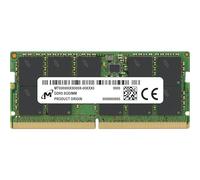 Micron - DDR5 - module - 32 Go - SO DIMM 262 broches - 4800 MHz / PC5-38400 - CL40 - 1.1 V - mémoire sans tampon - ECC
